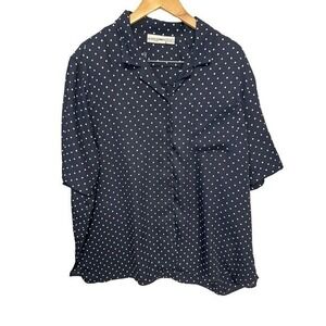 Alfred Dunner |‎ Women's button up short sleeve polka dot blouse | size 26w